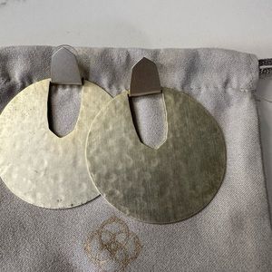 Kendra Scott Diane Statement Gold Earrings